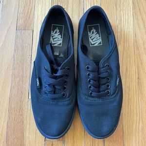 Black vans (size 7)